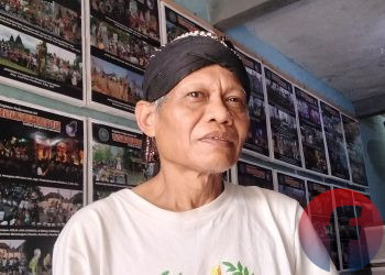 KI MUJAR salah satu penggagas Sanggar Sangkerta dan Institute Sangkerta Indonesia. (foto fornews.co/adam)