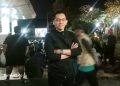 ANGGOTA DPD RI Provinsi DIY, Ir. Ahmad Syauqi Soeratno M.M saat nonton bersama (nobar) final Piala Dunia yang digelar di halaman Dewan Perwakilan Daerah RI DIY di Jalan Kusumanegara Senin dini hari, 20 Juli. (foto fornews.co/adam)