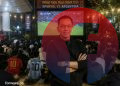 Anggota DPD RI Provinsi DIY, Ir. Ahmad Syauqi Soeratno M.M saat nonton bersama (nobar) final Piala Dunia yang digelar di halaman Dewan Perwakilan Daerah RI DIY di Jalan Kusumanegara Senin dini hari, 20 Juli. (foto fornews.co/ndri)