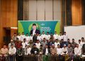 Calon Ketua Umum PBNU, KH Abdul Ghaffar Rozin atau Gus Rozin bersama jajaran PWNU dan PCNU se-Sumsel, pada momen silaturahim dan membuka ruang dialog. (fornews.co/ist)