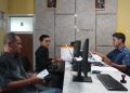 Kuasa Hukum PT BCR, Ricky MZ didampingi Kaharuddin SH, saat membuat laporan ke SPKT Polrestabes Palembang, Jumat (14/8/2026). (fornews.co/ist)