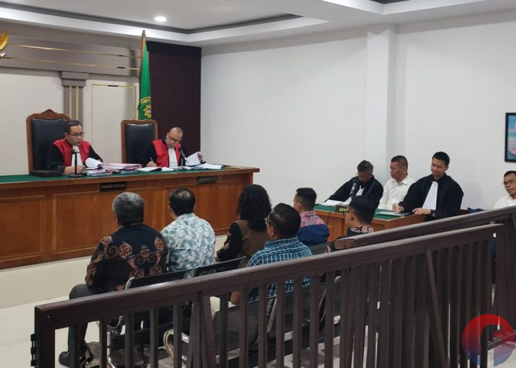 Sidang kasus dugaan korupsi distribusi semen SMBR di PN Palembang Kelas 1A Khusus, Kamis (17/9/2026). JPU Kejati Sumsel menghadirkan enam saksi. (fornews.co/foto: Sidratul Muntaha)