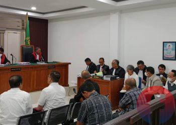 Lima saksi dihadirkan JPU Kejati Sumsel pada sidang kasus dugaan korupsi pemberian fasilitas kredit BRI kepada PT BSS dan PT SAL, di PN Palembang Kelas 1A Khusus, Senin (28/9/2026). (fornews.co/Sidratul Muntaha)