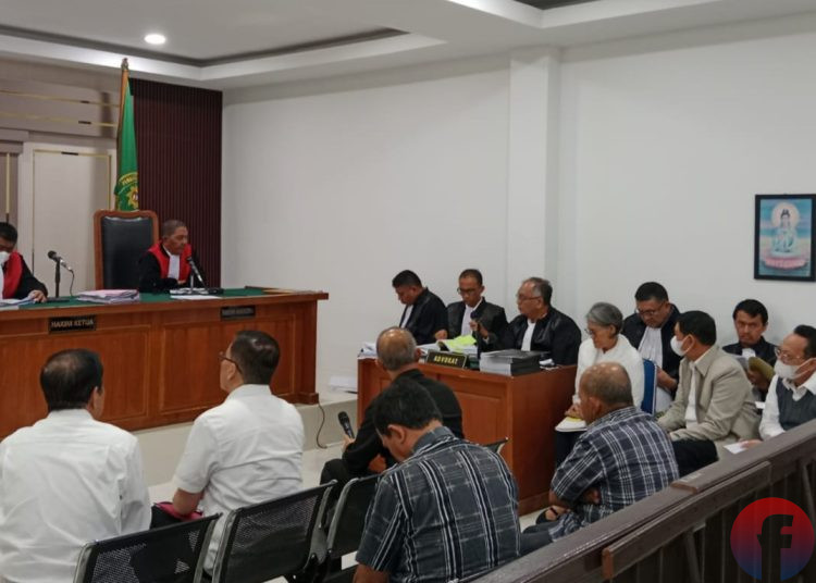 Lima saksi dihadirkan JPU Kejati Sumsel pada sidang kasus dugaan korupsi pemberian fasilitas kredit BRI kepada PT BSS dan PT SAL, di PN Palembang Kelas 1A Khusus, Senin (28/9/2026). (fornews.co/Sidratul Muntaha)