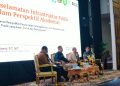 Suasana Diskusi Publik Sosialisasi Keselamatan Ketenagalistrikan, Bersama Mewujudkan Keselamatan Ketenagalistrikan untuk Ruang Usaha dan Ruang Publik yang Aman, Tertib dan Berkelanjutan di Auditorium PLN Icon Plus, Palembang, Senin (28/9/2026). (fornews.co/ist)