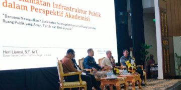 Suasana Diskusi Publik Sosialisasi Keselamatan Ketenagalistrikan, Bersama Mewujudkan Keselamatan Ketenagalistrikan untuk Ruang Usaha dan Ruang Publik yang Aman, Tertib dan Berkelanjutan di Auditorium PLN Icon Plus, Palembang, Senin (28/9/2026). (fornews.co/ist)