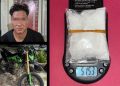 Tersangka kurir narkoba IPJ bersama barang bukti sabu seberat 51 gram, usai diringkus jajaran Satresnarkoba Polres Muratara, Selasa (29/9/2026) kemarin. (fornews.co/ist)