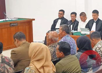 JPU Kejati Sumsel menghadirkan 9 saksi pada sidang perkara dugaan korupsi distribusi semen SMBR, di PN Palembang Kelas 1A Khusus, Kamis (01/10/2026). (fornews.co/foto: Sidratul Muntaha)