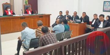 JPU Kejati Sumsel menghadirkan lima saksi pada sidang dugaan korupsi pemberian fasilitas kredit BRI kepada PT BSS dan PT SAL di PN Kelas IA Khusus Palembang, Rabu (07/10/2026). (fornews.co/foto: Sidratul Muntaha)