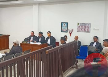Salah satu saksi ahli saat memberi kesaksian pada sidang korupsi semen SMBR di PN Kelas 1A Khusus Palembang, Kamis (28/10/2026). (fornews.co/foto: Sidratul Muntaha)