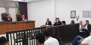 Lanjutan sidang kasus korupsi distribusi semen SMBR di PN Tipikor Palembang Kelas IA Khusus, Kamis (22/10/2026). (fornews.co/ist)