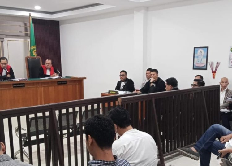 Lanjutan sidang kasus korupsi distribusi semen SMBR di PN Tipikor Palembang Kelas IA Khusus, Kamis (22/10/2026). (fornews.co/ist)
