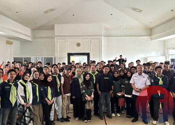 Peserta dan narasumber pada Seminar Umum Green Impact yang diinisiasi Mafesripala, di Gedung Magister Management Unsri Bukit Palembang, Rabu (28/10/2026). (fornews.co/ foto: Mushaful Imam)
